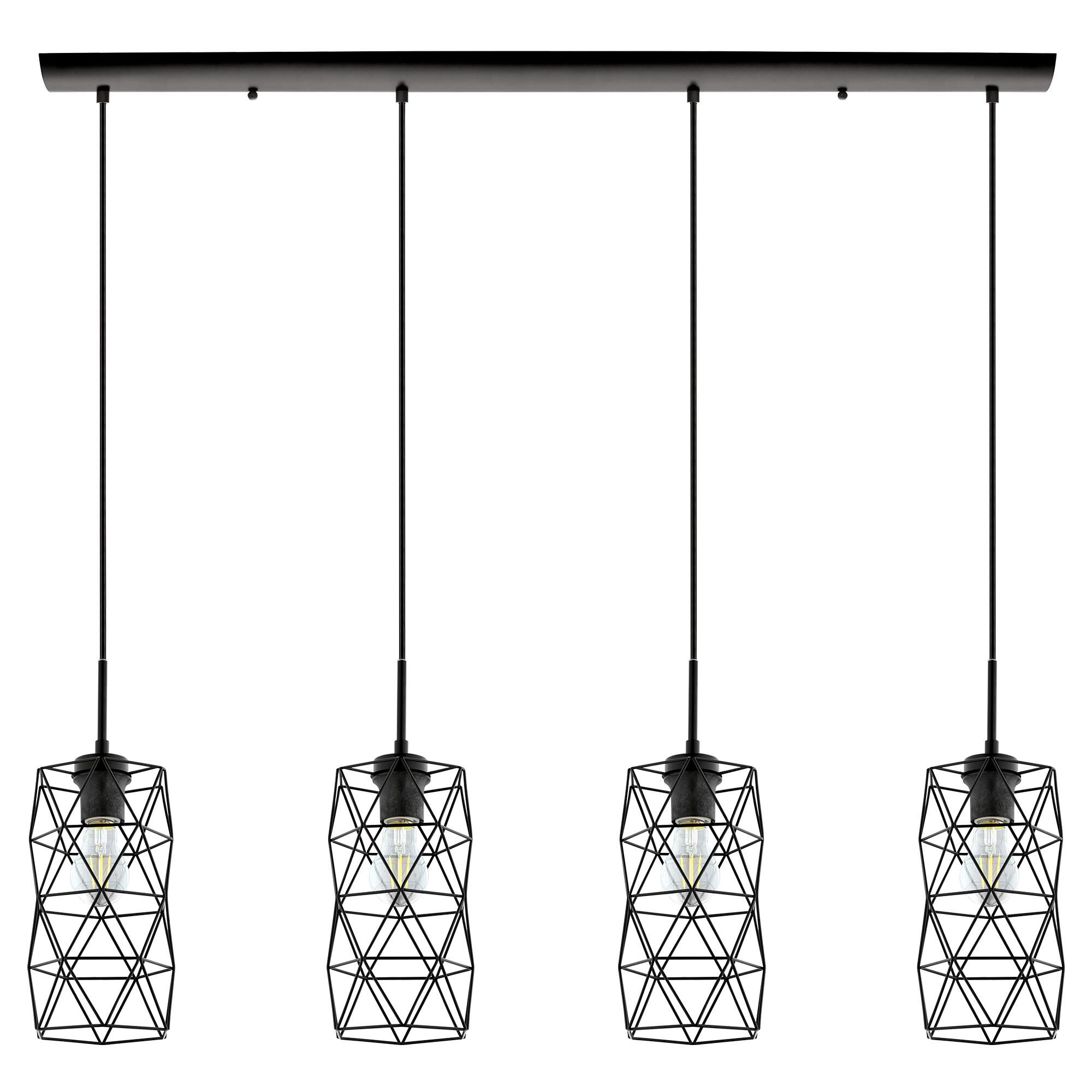 Eglo Estevau 2 41 Inch 4 Light Linear Suspension Light by Eglo Lighting